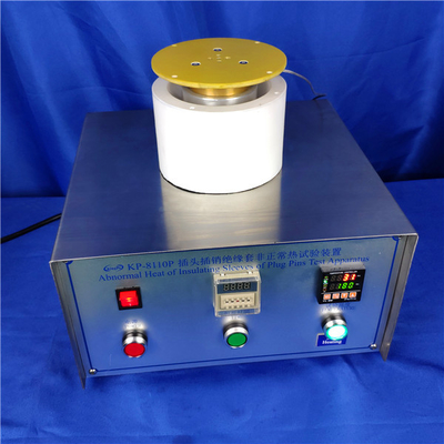 प्लग पिंस के इन्सुलेट आस्तीन की असामान्य गर्मी के परीक्षण के लिए उपकरण, आईईसी 60884-1 टेस्ट उपकरण