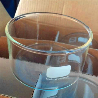 बेलनाकार बोरोसिलिकेट ग्लास वेसल 190 मिमी व्यास, आईईसी 60335-2-25 टेस्ट उपकरण