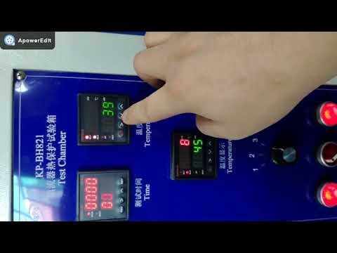 कंपनी के वीडियो के बारे में IEC 61347-1 Annex D Test Chamber Heating Enclosure For Thermally Protected Ballasts