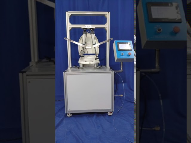 कंपनी के वीडियो के बारे में IEC 60335-2-84 Toilet Seat Endurance Test Apparatus 890N