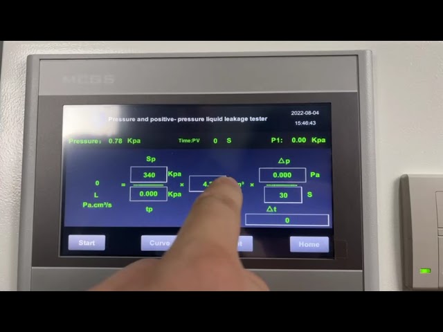 कंपनी के वीडियो के बारे में ISO 18250-1 Subatmospheric Pressure Air Leakage Tester With Result Printing
